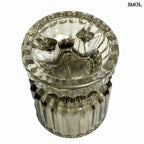 Mécsestartó és gyertyatartó - üveg, 10 cm  | PIPPA - smol.hu - felülről