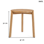 Kisasztal - bel - és kültéri, fa, 50cm | GILIMANUK - SMOL