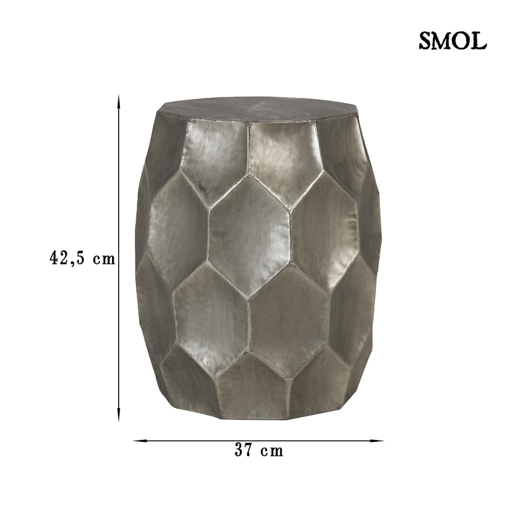 KIANA, fém kisasztal, 42,5 cm - SMOL
