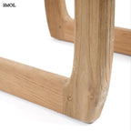 Kisasztal és ülőke - bel - és kültéri teakfa, 40 cm | SYMI - SMOL