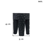 Kisasztal és ülőke - fekete, fa, 45 cm | PARAMO - SMOL