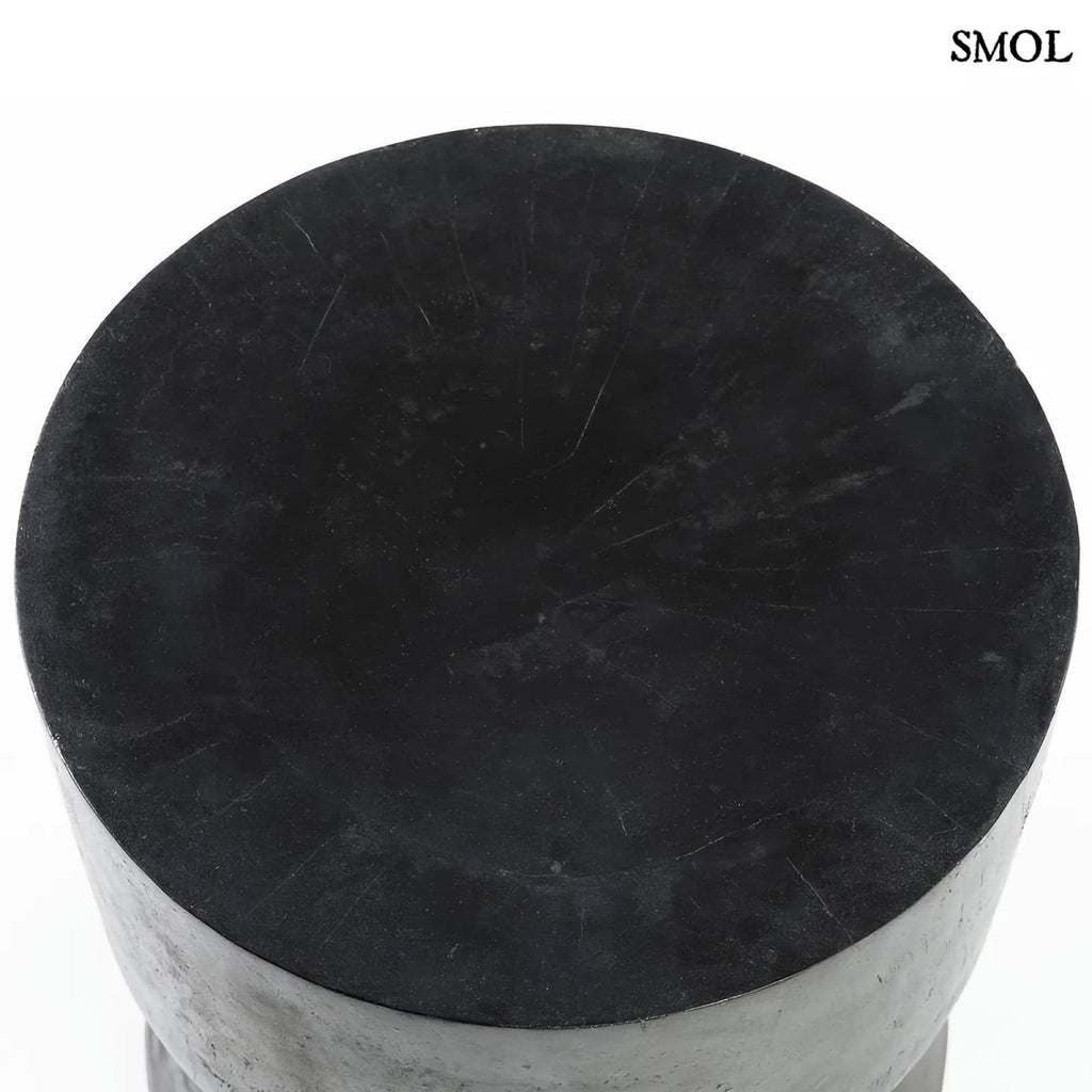 Kisasztal és ülőke - fekete, fa, 45 cm | WARMI - SMOL