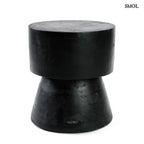 Kisasztal és ülőke - fekete, fa, 45 cm | WARMI - SMOL