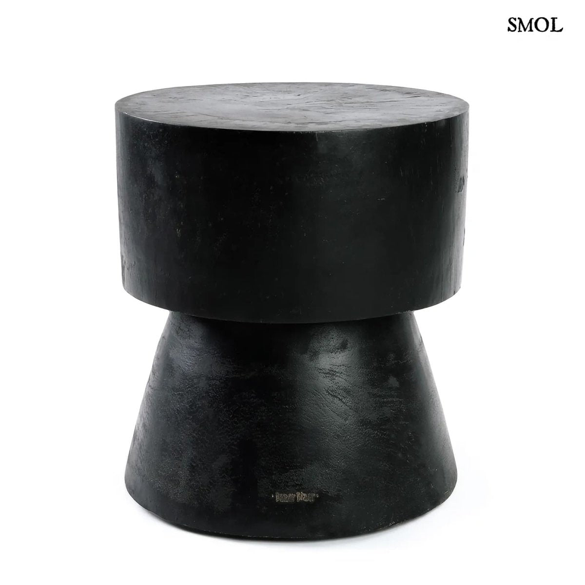 Kisasztal és ülőke - fekete, fa, 45 cm | WARMI - SMOL