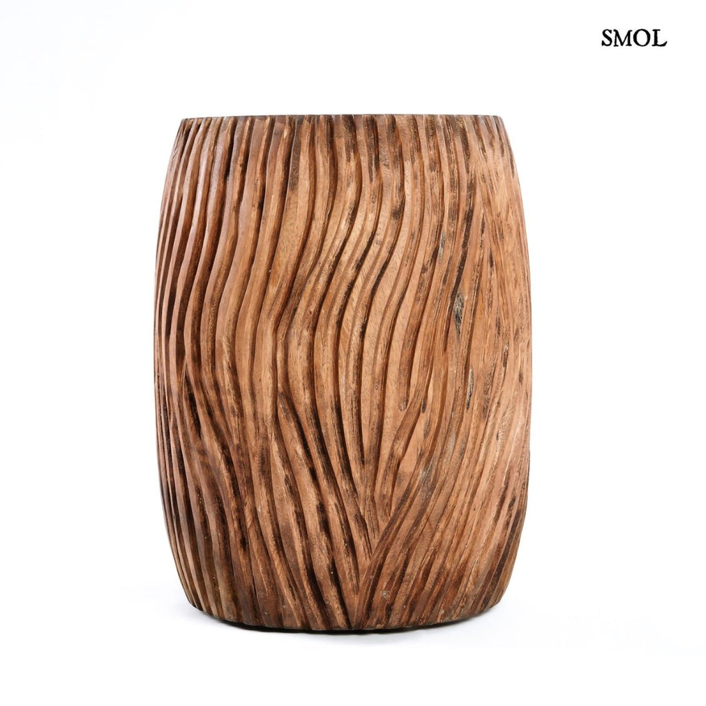 Kisasztal és ülőke - természetes fa, 45 cm | CELEBES - SMOL