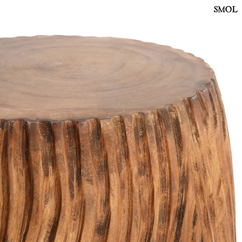 Kisasztal és ülőke - természetes fa, 45 cm | CELEBES - SMOL