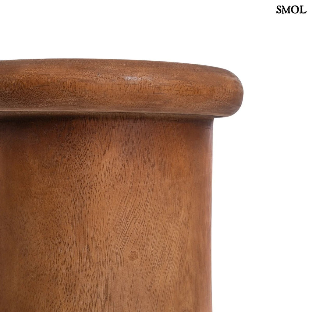 Kisasztal és ülőke - természetes, fa, 45 cm | KILLA - SMOL