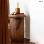 Kisasztal és ülőke - természetes, fa, 45 cm | KILLA - SMOL