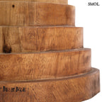 Kisasztal és ülőke - természetes, fa, 45 cm | MAZU - SMOL