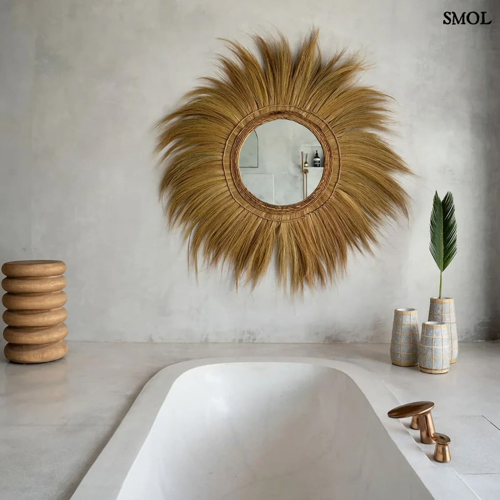 Kisasztal és ülőke - természetes suarfa, 45 cm | UMIKO - SMOL