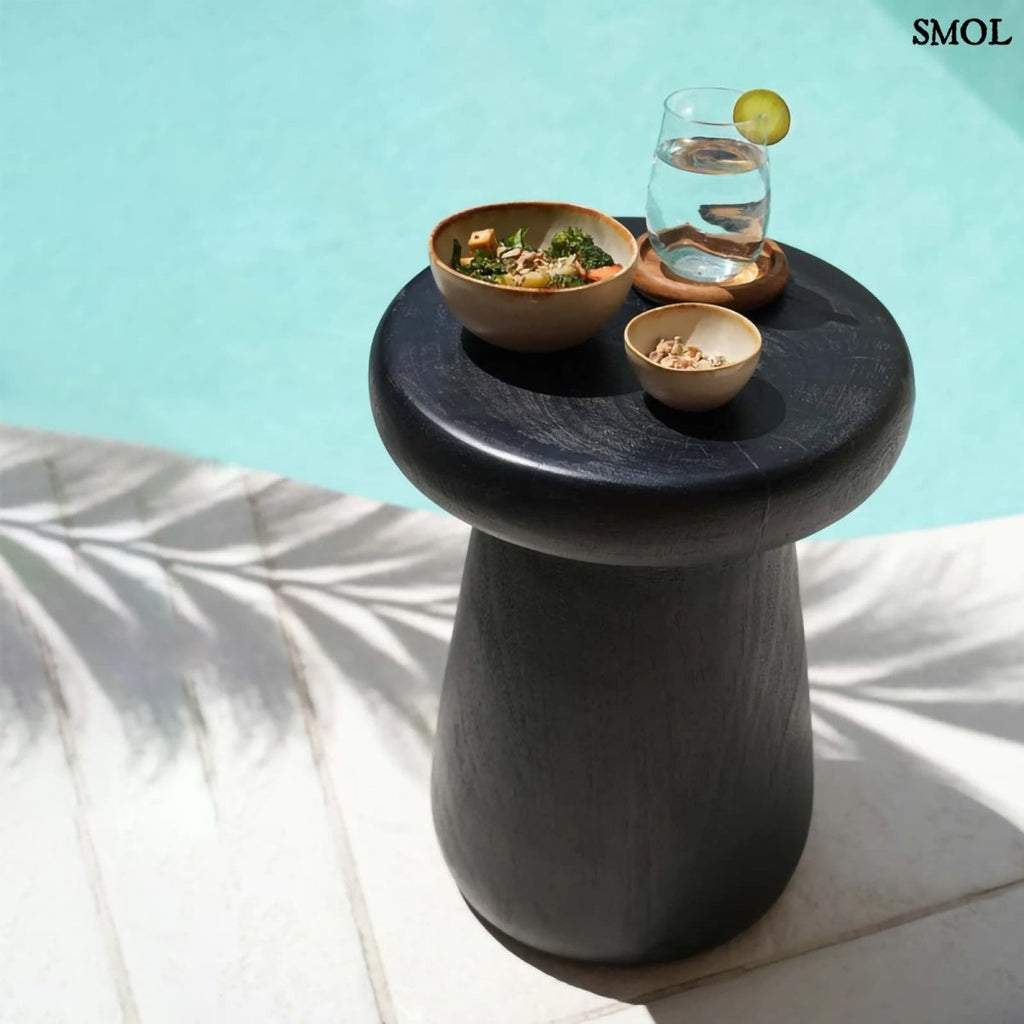 Kisasztal - fekete, fa, 45 cm | GAGANG - SMOL