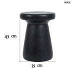 Kisasztal - fekete, fa, 45 cm | GAGANG - SMOL