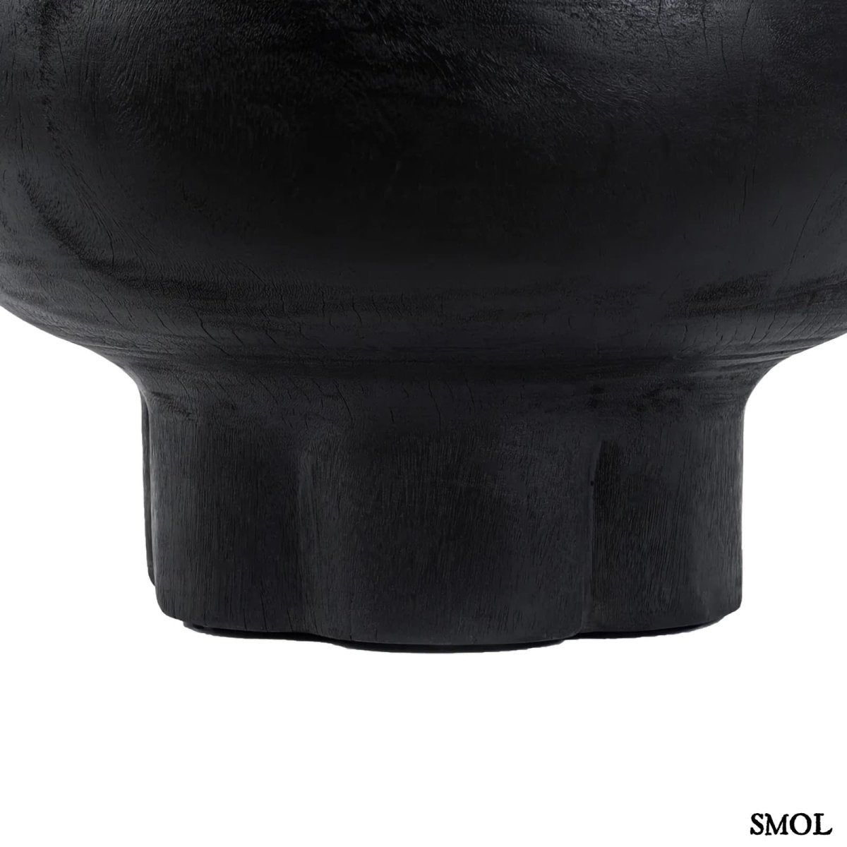 Kisasztal - fekete, fa, ⌀60 cm | TUTUP - SMOL