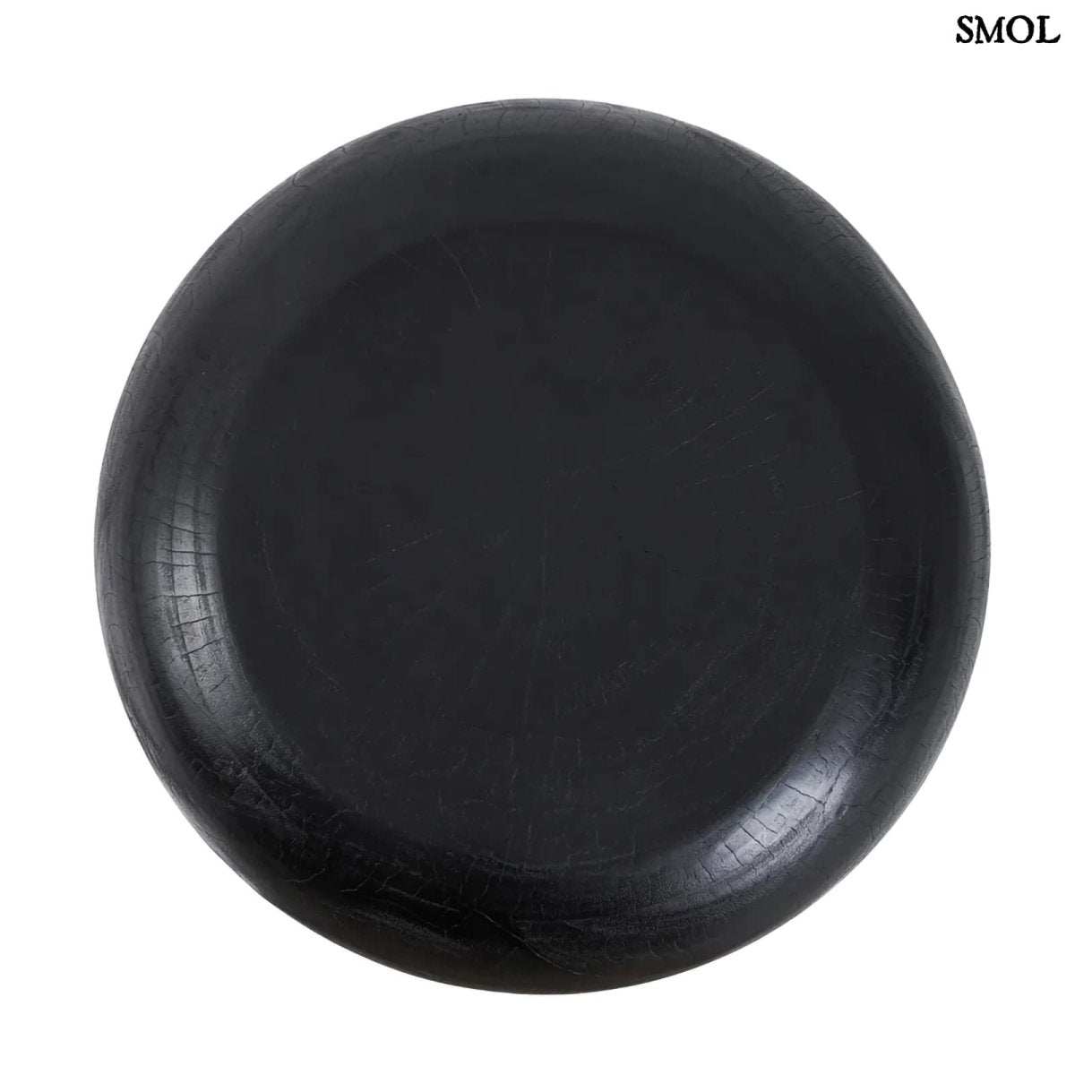 Kisasztal - fekete, fa, ⌀60 cm | TUTUP - SMOL