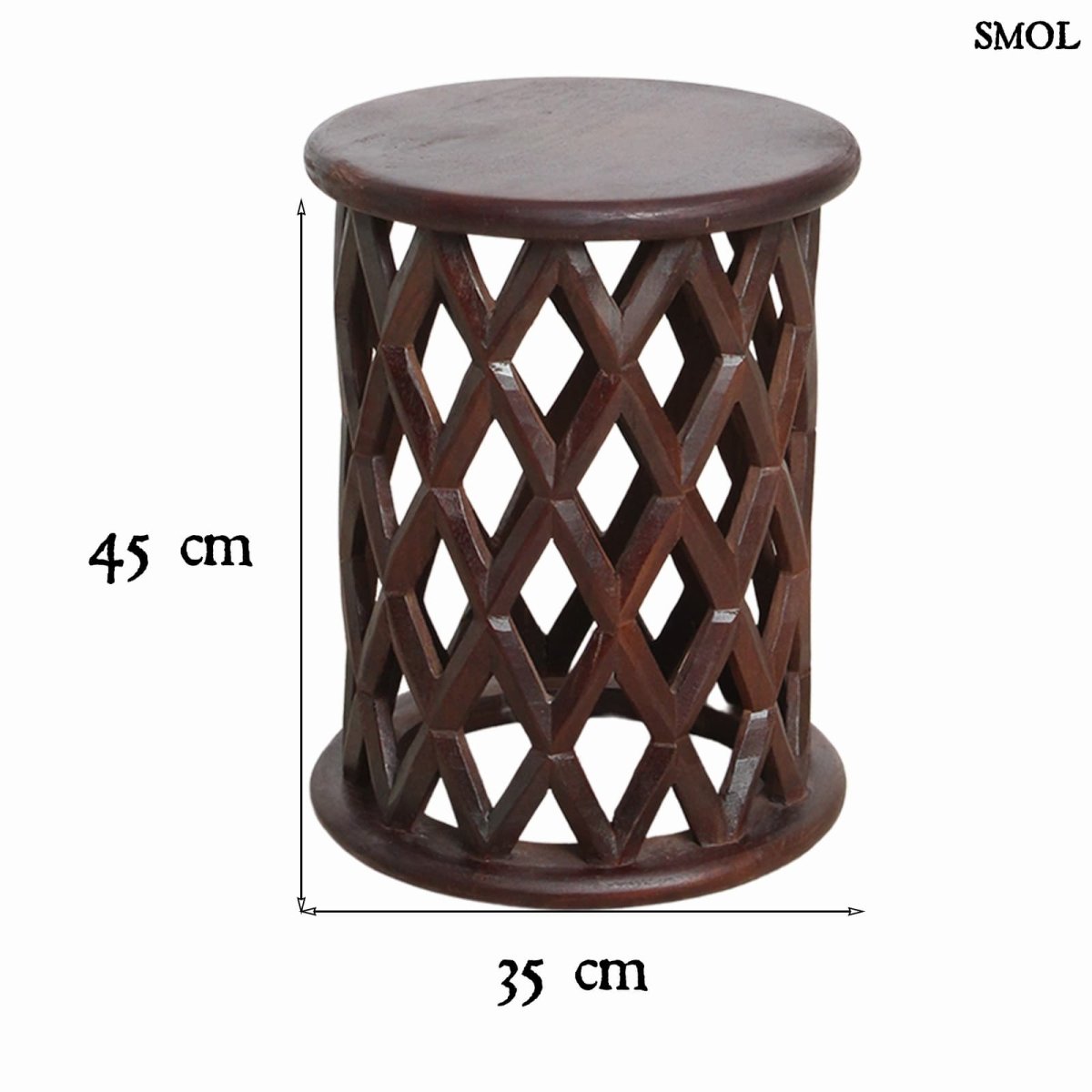 Kisasztal - mangófa, 45 cm | PACIFIC - SMOL