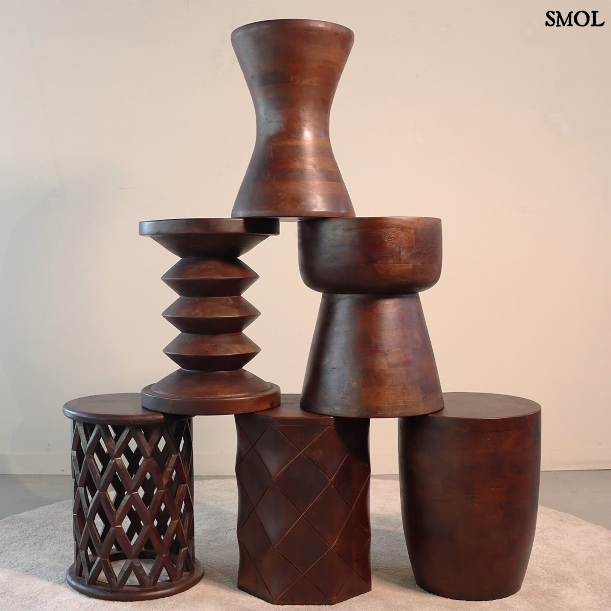 Kisasztal - mangófa, 45 cm | PACIFIC - SMOL