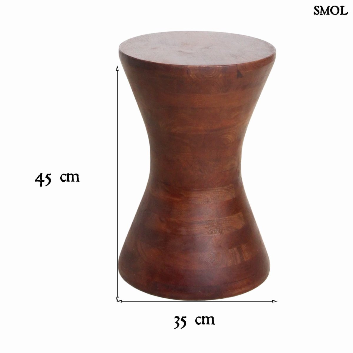 Kisasztal - mangófa, 45 cm | SAMOA - SMOL