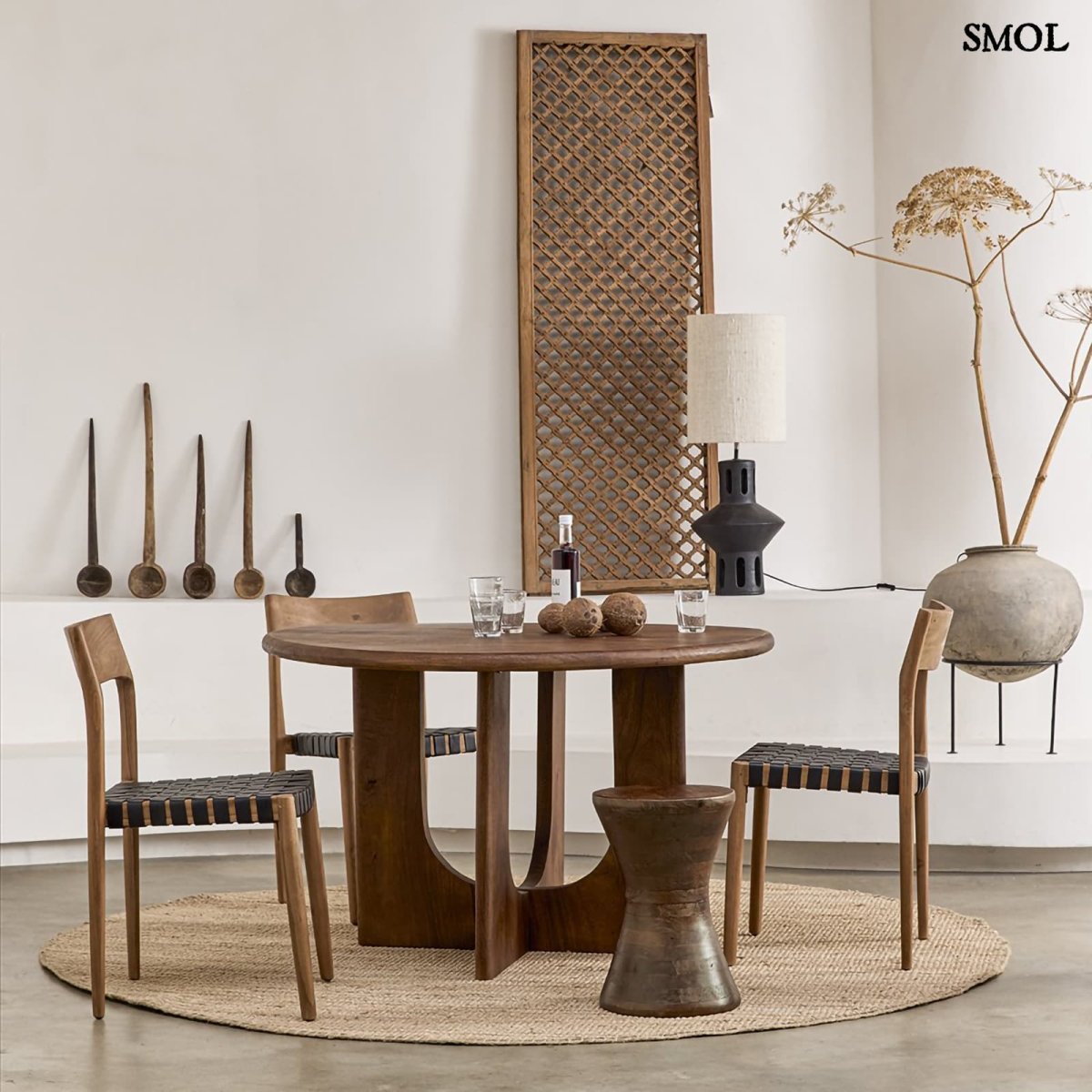 Kisasztal - mangófa, 45 cm | SAMOA - SMOL