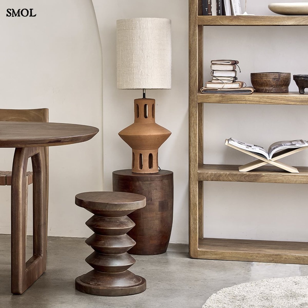 Kisasztal - mangófa, 45 cm | TUVALU - SMOL