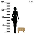 smol.hu - erlom rattan asztalka  méretarányosan