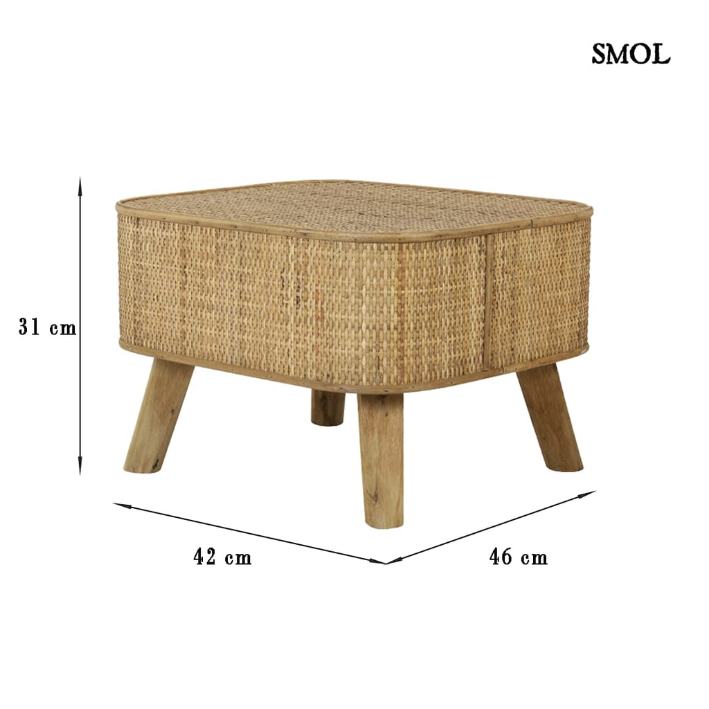 smol.hu - erlom rattan asztalka méretekkel