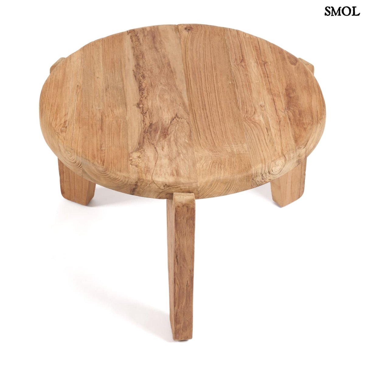 Kisasztal - teakfa, ⌀60 cm | WABISABIM - SMOL