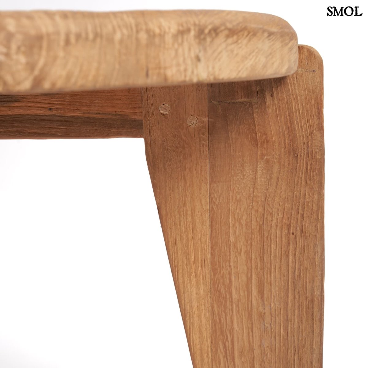 Kisasztal - teakfa, ⌀60 cm | WABISABIM - SMOL