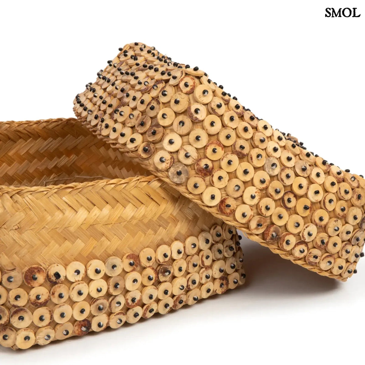 Kókuszhéj Tárolódoboz - natúr, L | COCONUT SHELL - SMOL