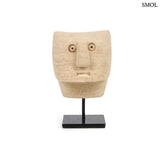 Stone statue on metal stand - Hand carved | SUMBA 23