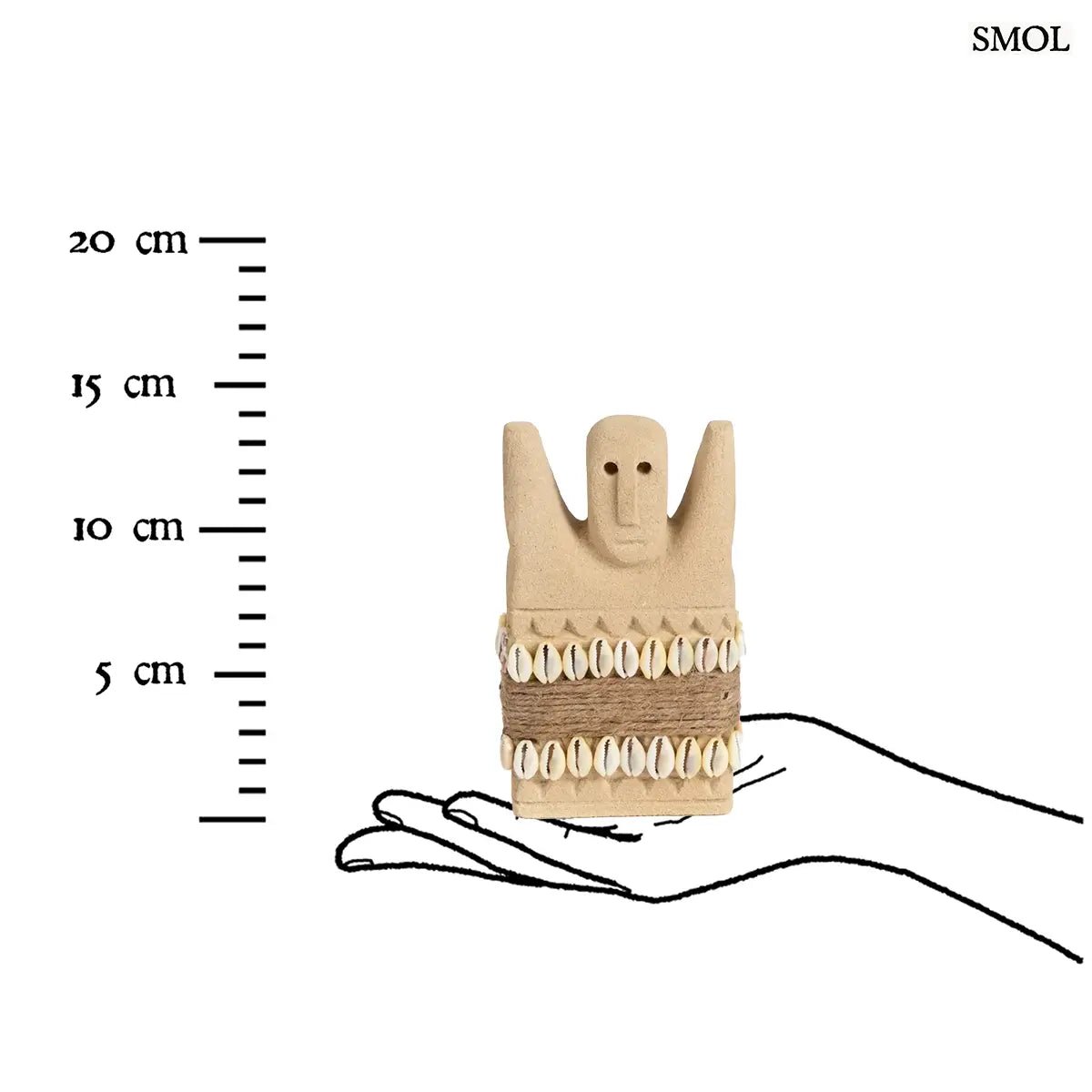 Kőszobor - Homokkő, Kézzel Faragott, M | SUMBA 28