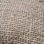 Lenvászon díszpárnahuzat – natúr-fekete | LINEN GRAIN | SMOL - nagyítva