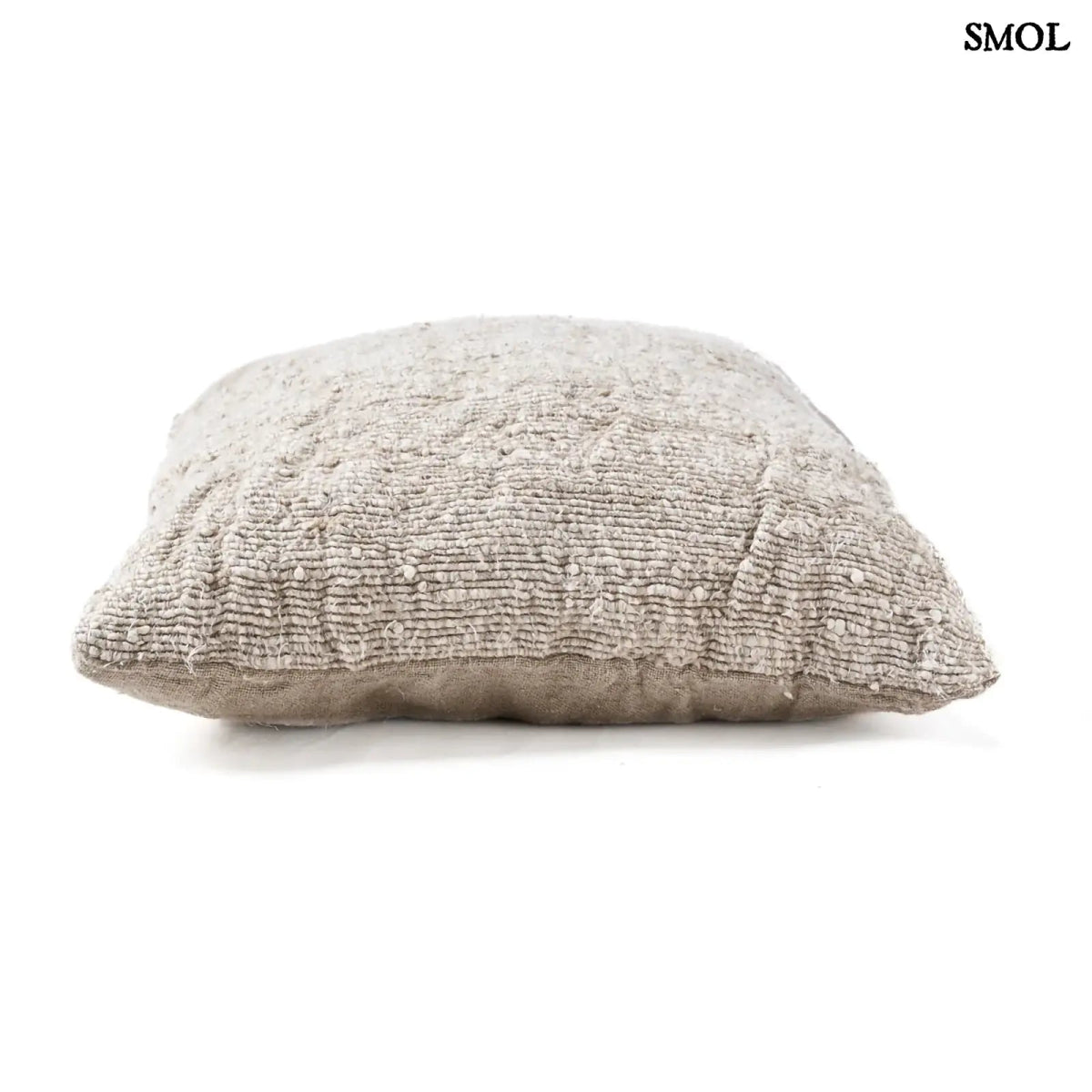 Lenvászon díszpárnahuzat – natúr, kézzel szőtt | LINEN EDIT - SMOL