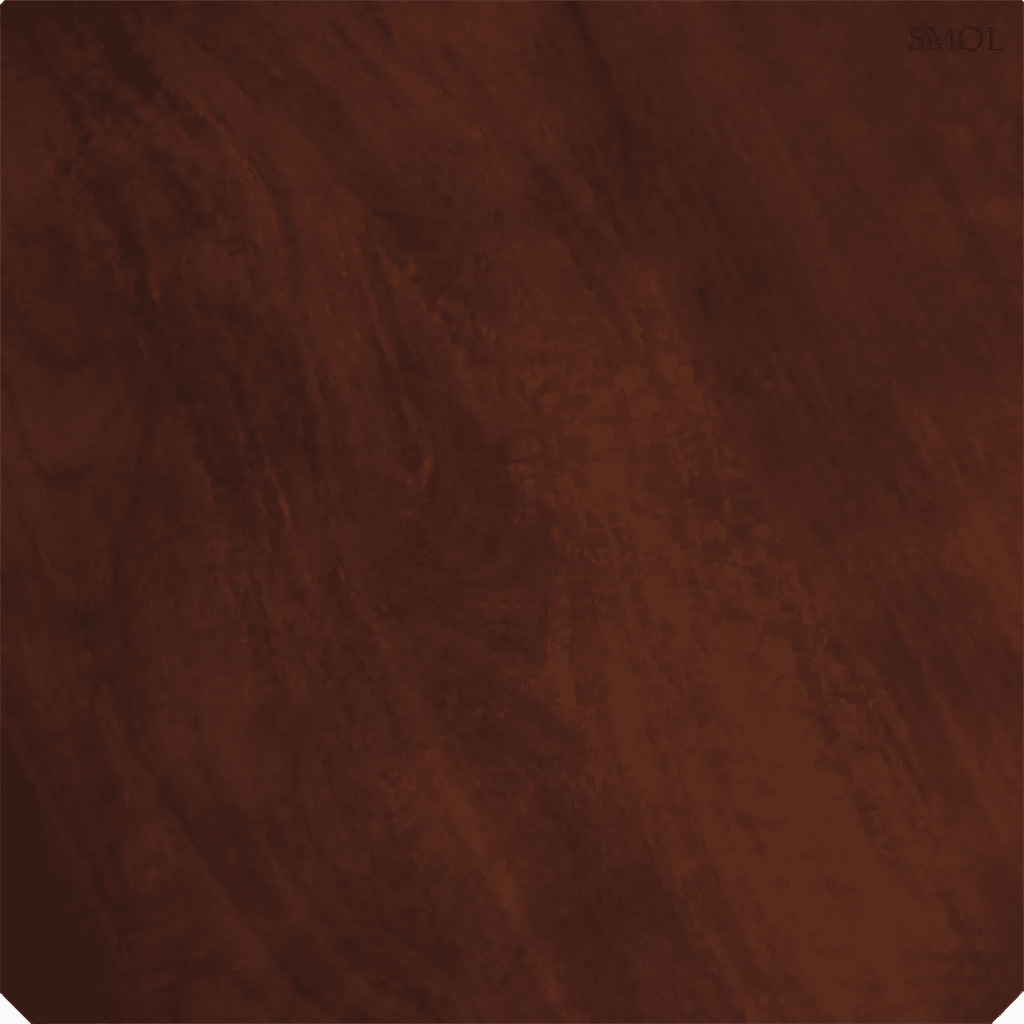 Beistelltisch – braunes, geripptes Mangoholz, 55 cm | BULLNOSE