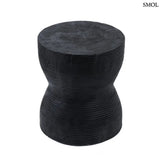 Side table and stool - black suar wood | KOTORAN
