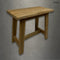 Side table and stool - natural wood | LAWAS 