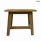 Side table and stool - natural wood | LAWAS 