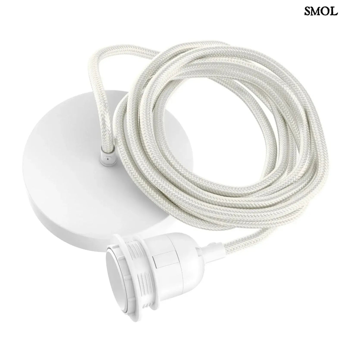 Mennyezeti lámpakábel – fehér, 1 foglalat | FITTING - SMOL