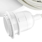 Mennyezeti lámpakábel – fehér, 1 foglalat | FITTING - SMOL