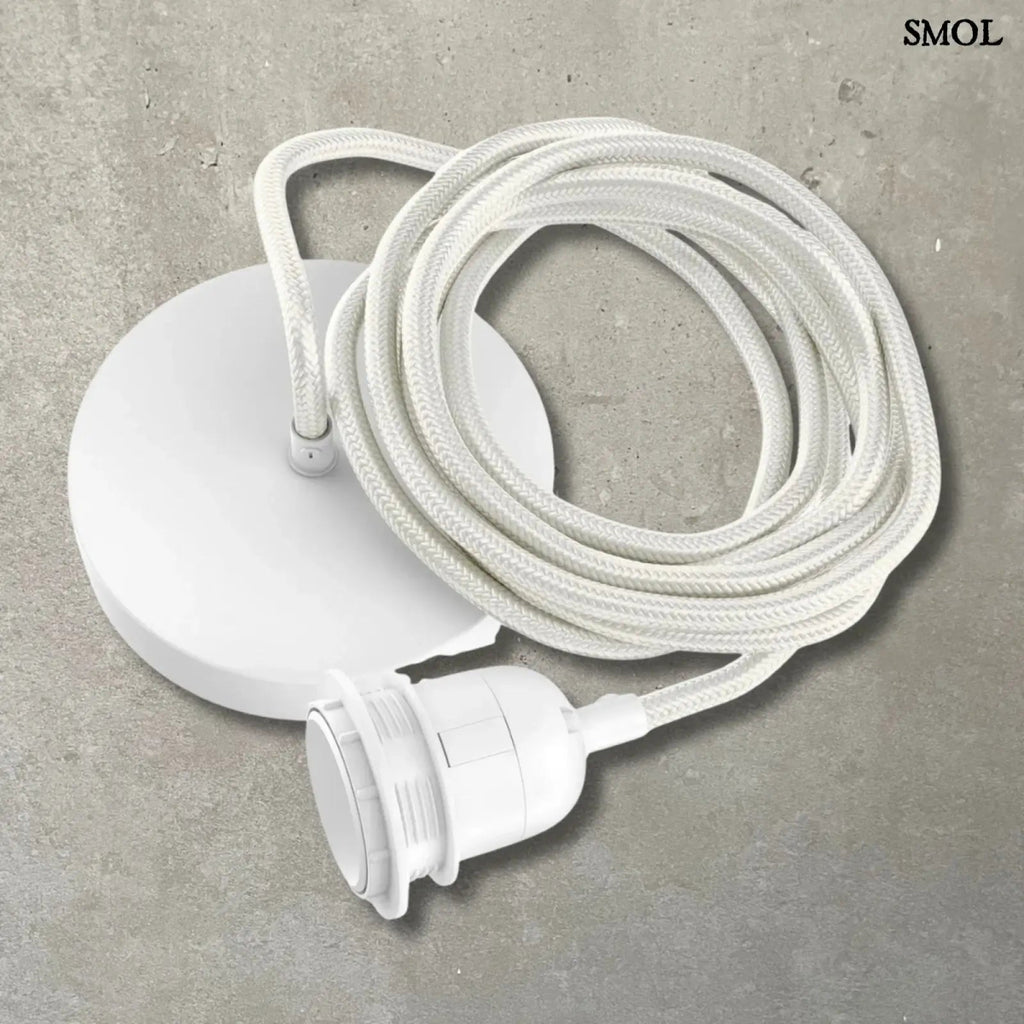 Mennyezeti lámpakábel – fehér, 1 foglalat | FITTING - SMOL