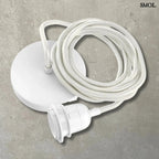 Mennyezeti lámpakábel – fehér, 1 foglalat | FITTING - SMOL