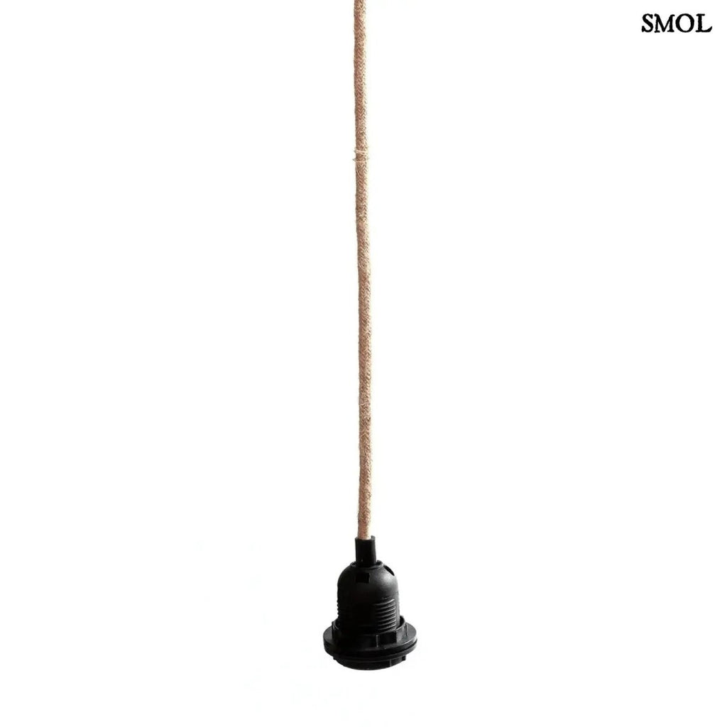 Mennyezeti lámpakábel – natúr - fekete, 1 foglalat | FITTING - SMOL