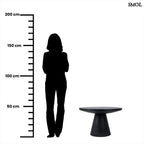 Modern, fa dohányzóasztal - fekete | MATATA - SMOL