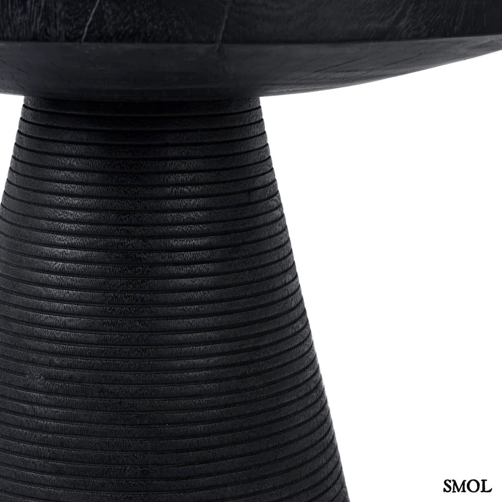 Modern, fa dohányzóasztal - fekete | MATATA - SMOL