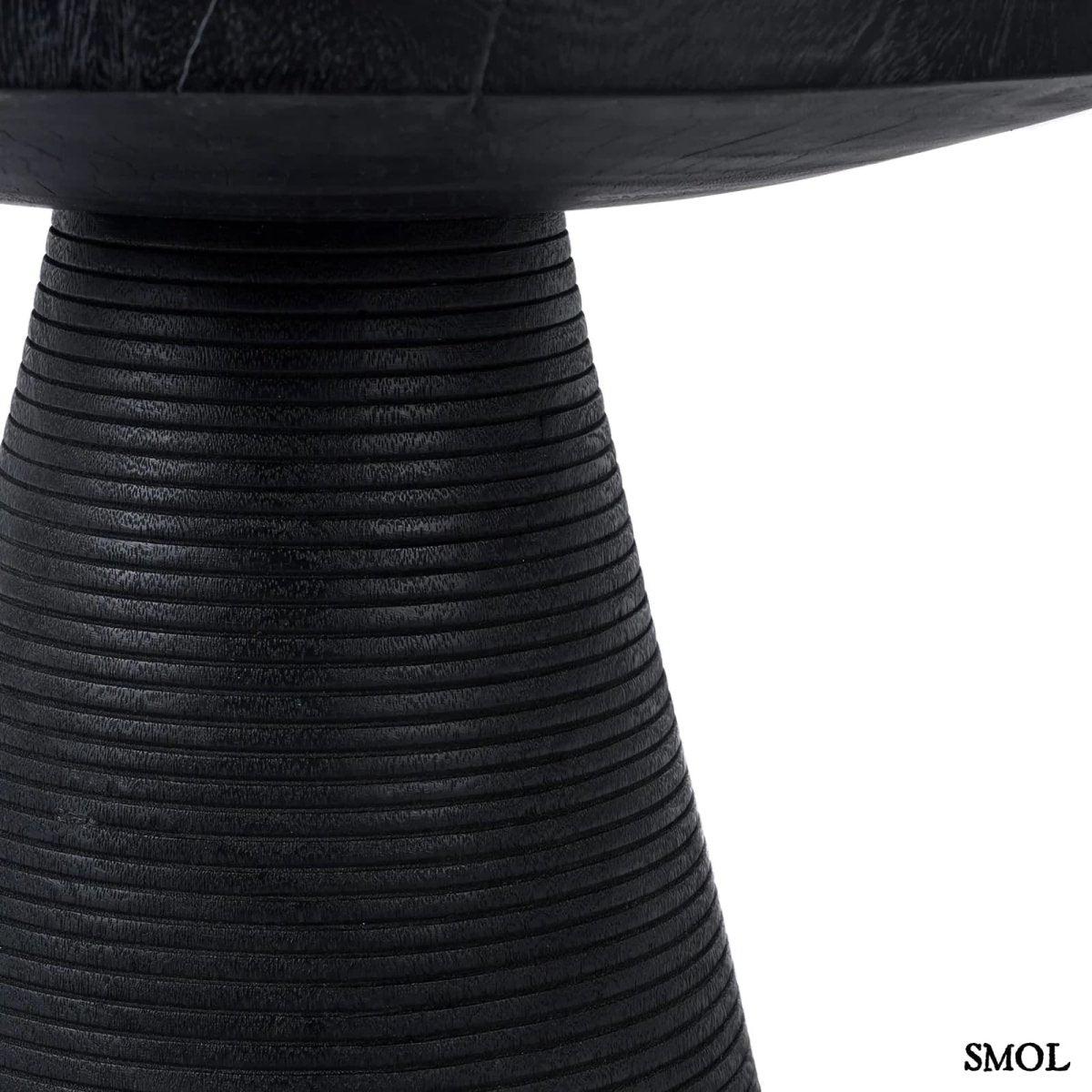 Modern, fa dohányzóasztal - fekete | MATATA - SMOL