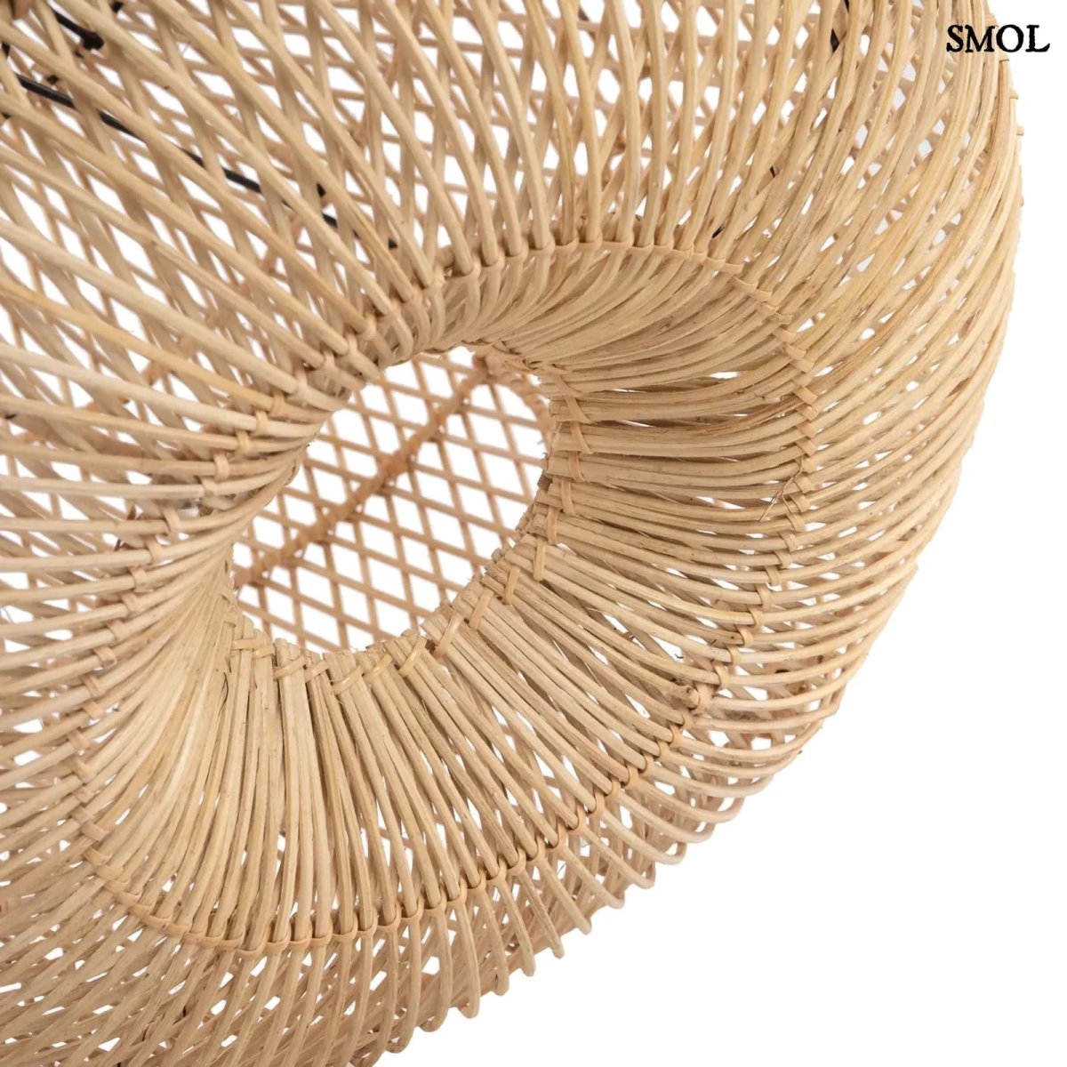 Nagy Rattan Lámpaernyő, 58 cm | BATU BOLONG - SMOL