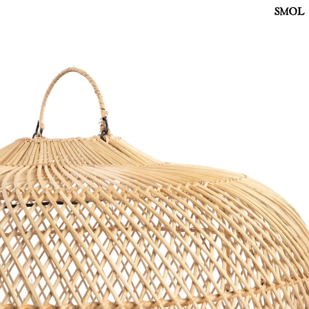 Nagy Rattan Lámpaernyő, 58 cm | BATU BOLONG - SMOL