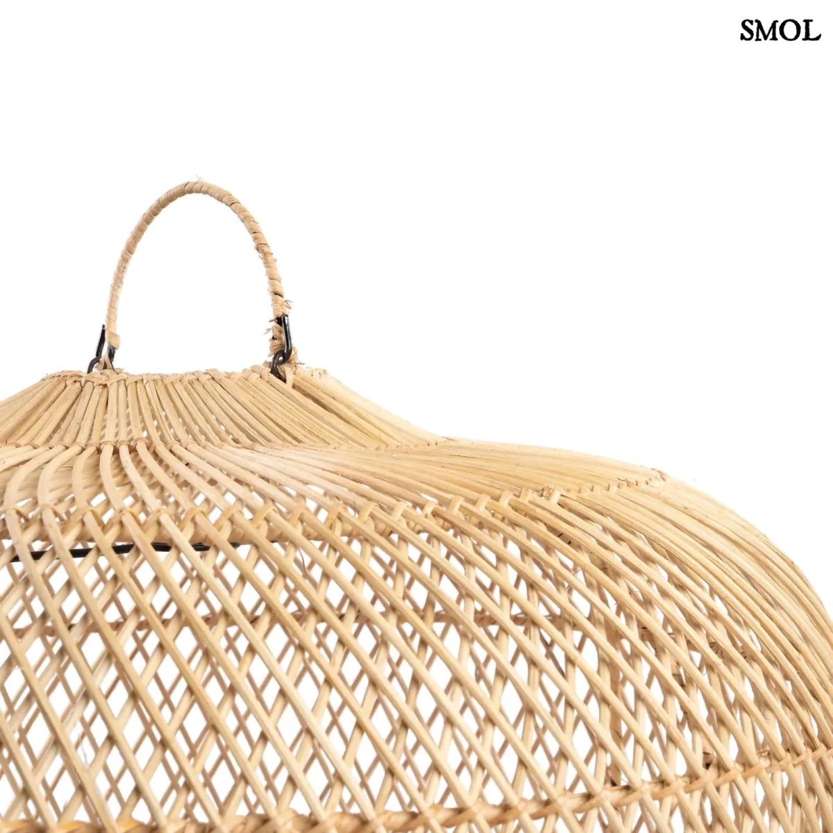 Nagy Rattan Lámpaernyő, 58 cm | BATU BOLONG - SMOL