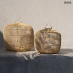 Nagy Rattan Lámpaernyő, 58 cm | BATU BOLONG - SMOL