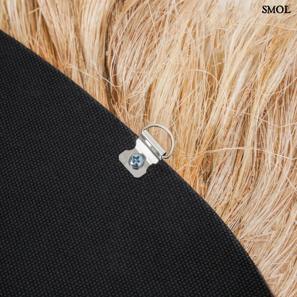 Organikus falitükör – 80×80, natúr | CONTESSA - SMOL