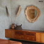 Organikus falitükör – 80×80, natúr | CONTESSA - SMOL